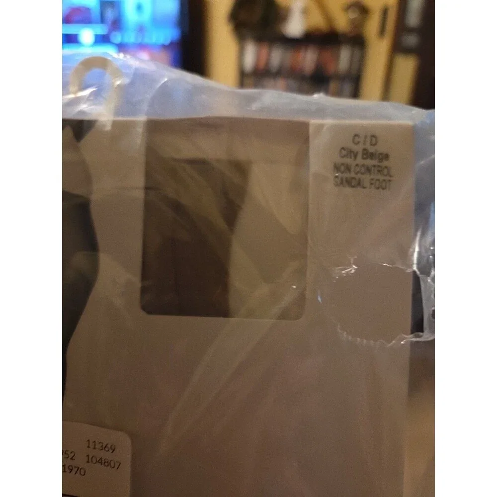 Lane Bryant Day Sheer City Beige Pantyhose Size C/D